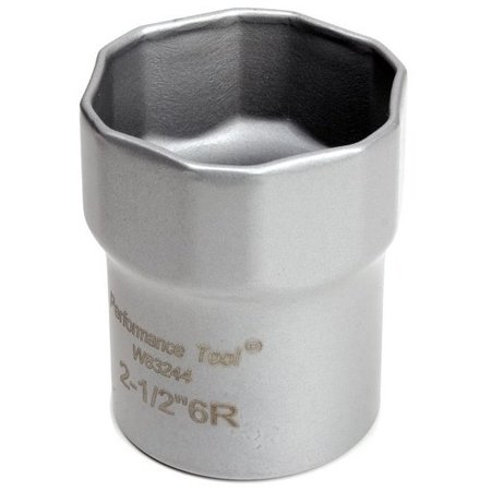 PERFORMANCE TOOL 1/2 Dr. Lock Nut Socket 2-1/2 In Lock Nut Skt 2-, W83244 W83244